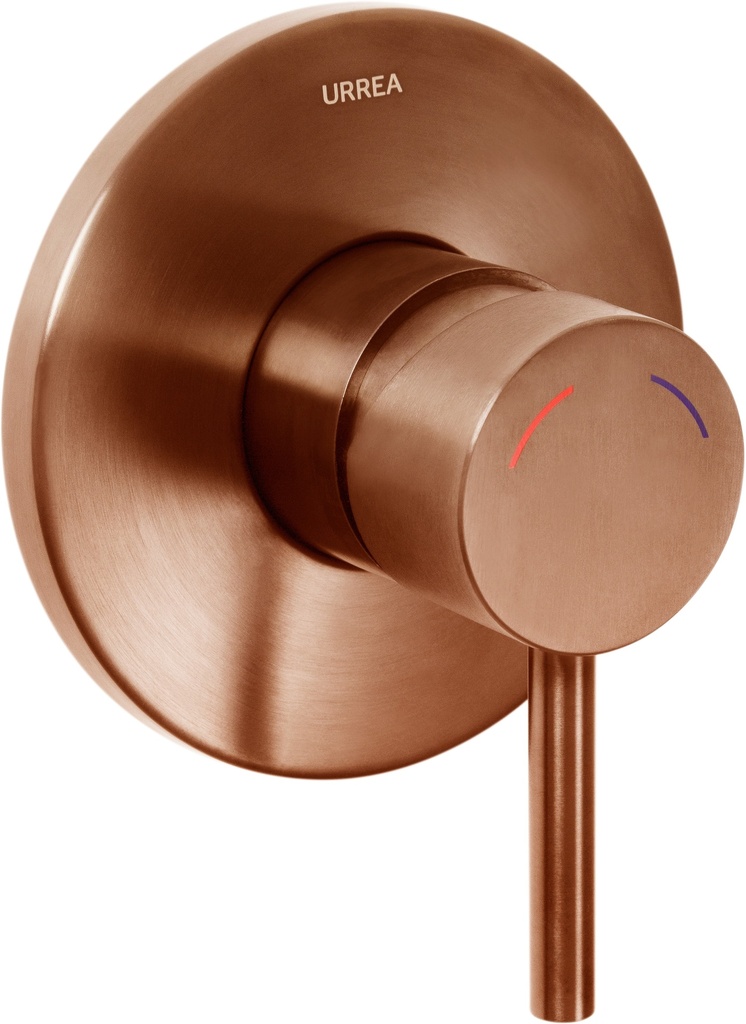 MONOMANDO PARA REGADERA Y/ O TINA SENCILLO INOX® BRONCE F-9037INOX.8 URREA