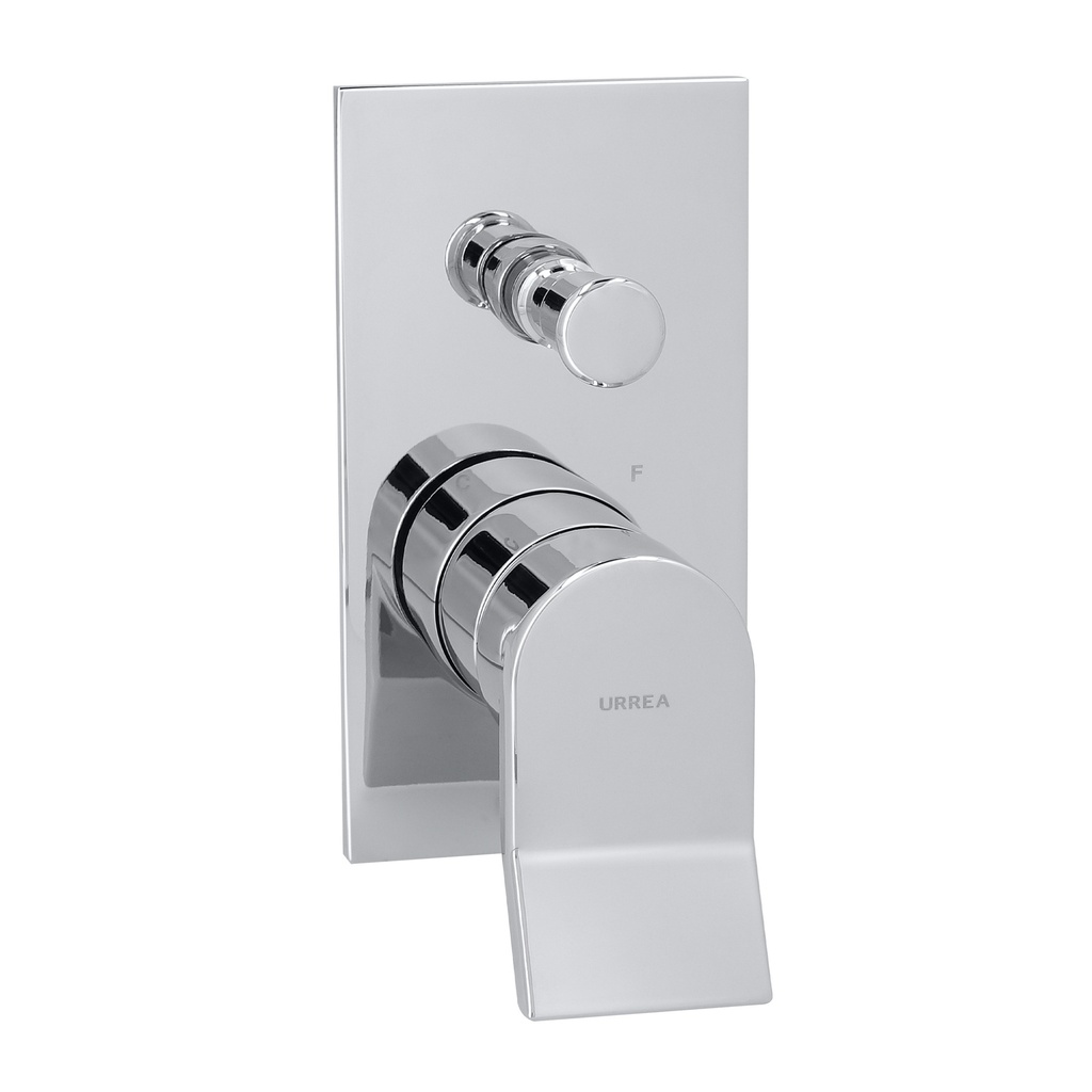 MONOMANDO PARA REGADERA Y/O TINA CON DESVIADOR LOX CROMO 9437FR URREA