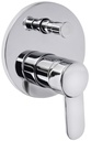 MONOMANDO PARA REGADERA Y/O TINA CON DESVIADOR NEEK® CROMO  F-9438NK URREA