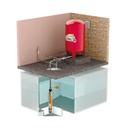 BOMBA SUMERGIBLE  P/CISTERNA DE 1 HP EVANS