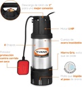 BOMBA SUMERGIBLE 12GPM 1 HP EVANS