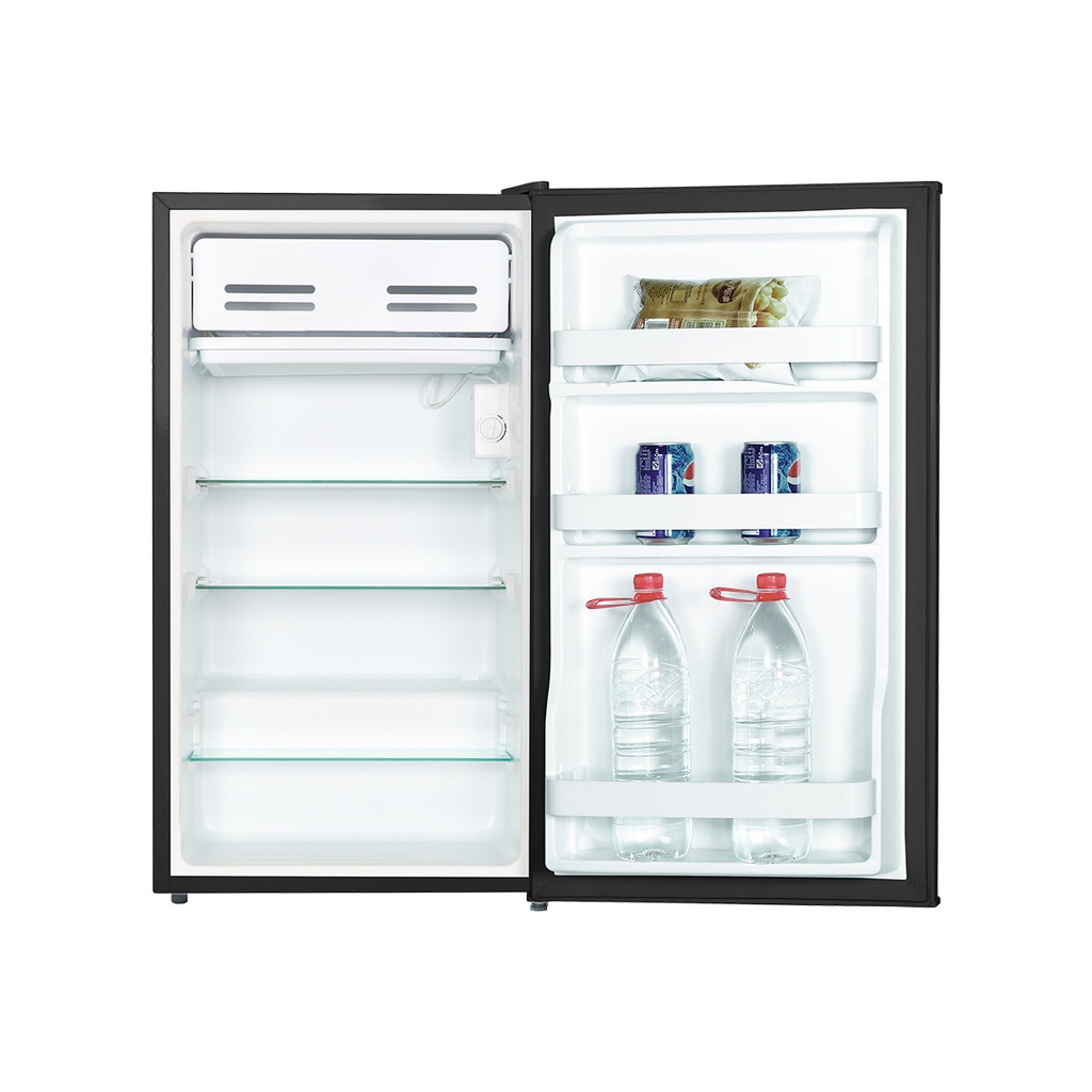 REFRIGERADOR FRIGOBAR DE CRISTAL NEGRO MODELO RSR 10520 GBK 113320001 TEKA