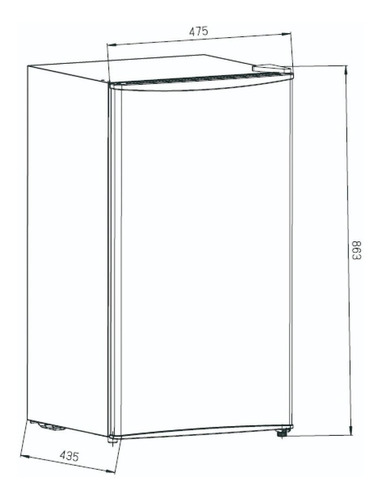 REFRIGERADOR FRIGOBAR DE CRISTAL NEGRO MODELO RSR 10520 GBK 113320001 TEKA