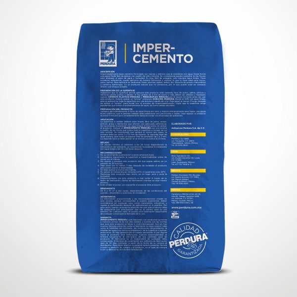 IMPERCEMENTO BLANCO 20 KG PERDURA