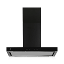 CAMPANA DE ISLA AC INOX NEGRO 90 CM F-CEN90B AVERA