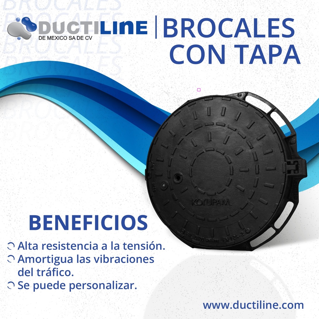 BROCAL CIEGO DE HIERRO DUCTIL
