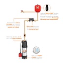 BOMBA SUM3 + CONTROL PRESS + TANQUE DE 3L EVANS