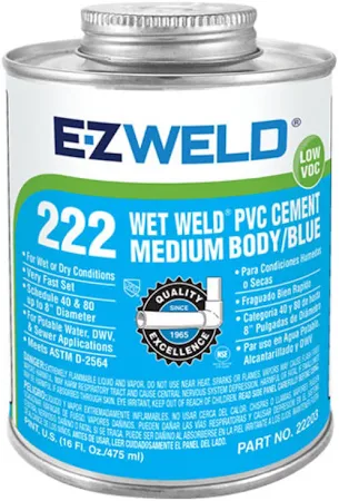 [06EZ222473] PEGAMENTO PARA PVC EZ-222 AZUL EZ-WELD (437 ML (16 OZ))