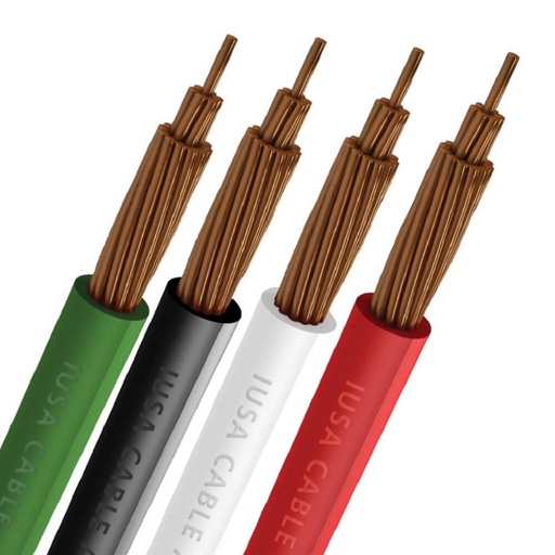 [E10314V] CABLE THW 90§ CALIBRE 14 IUSA (VERDE)