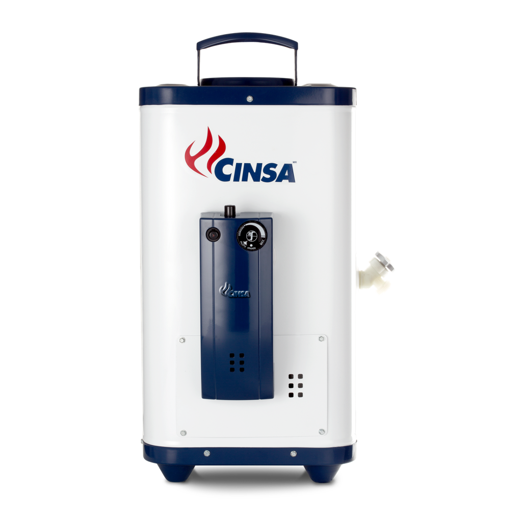 CALENTADOR DE PASO A GAS LP 9 LTS CDP-09 FL CINSA