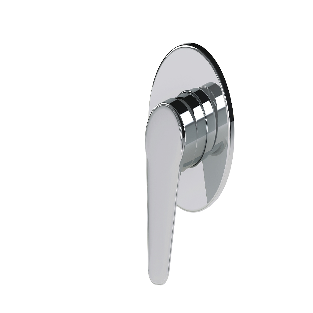 MONOMANDO PARA REGADERA Y/O TINA SENCILLO LIA CROMO 102CL URREA