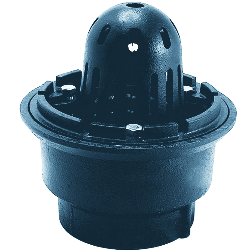 [0504F144] COLADERA DE PISO CON CUPULA PARA AZOTEA 144 URREA