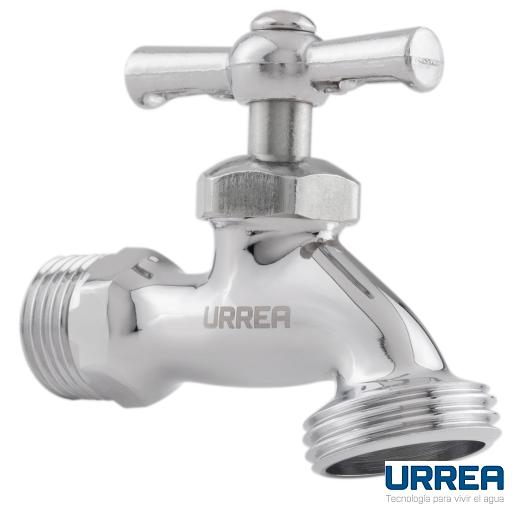 LLAVE DE COMPRESION CROMADA COMPACTA CON HILOS F-19CCR URREA