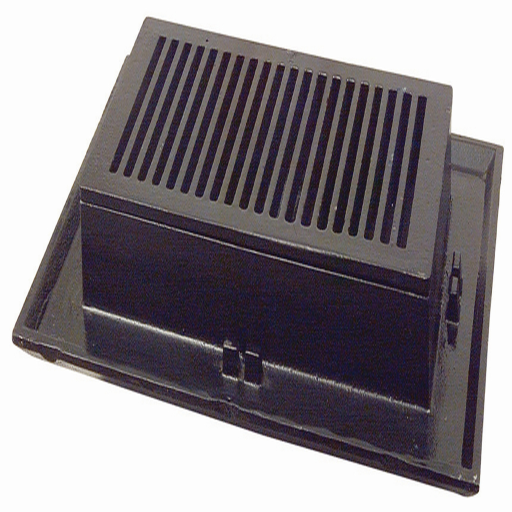 [0504F214] COLADERA RECTANGULAR DE REJILLA PARA EXTERIORES SELLO HIDRAULICO DE CAMPANA 214 URREA