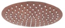 REGADERA DE PLATO REDONDA 25 CM SIN BRAZO BRONCE F-2225INOX.8 URREA