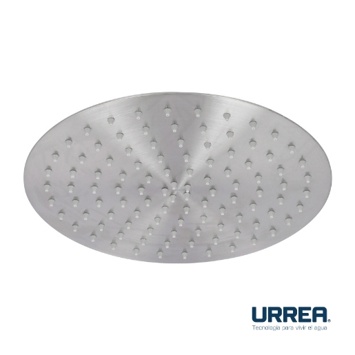 REGADERA DE PLATO REDONDA 25 CM CROMO 2225INOX.9 URREA