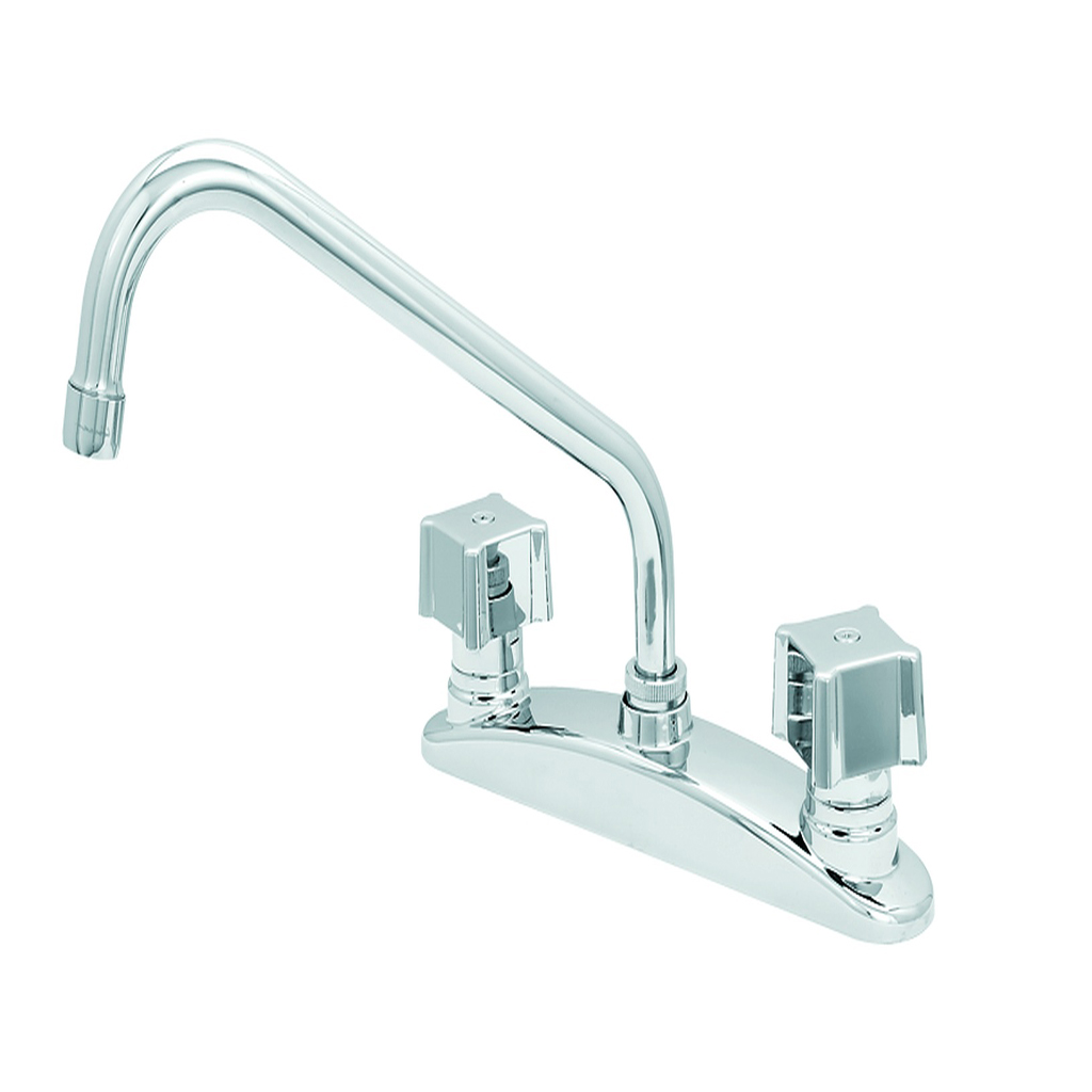 [0504F318] MEZCLADORA PARA FREGADERO 8" SIN MANERALES CROMO 318 URREA