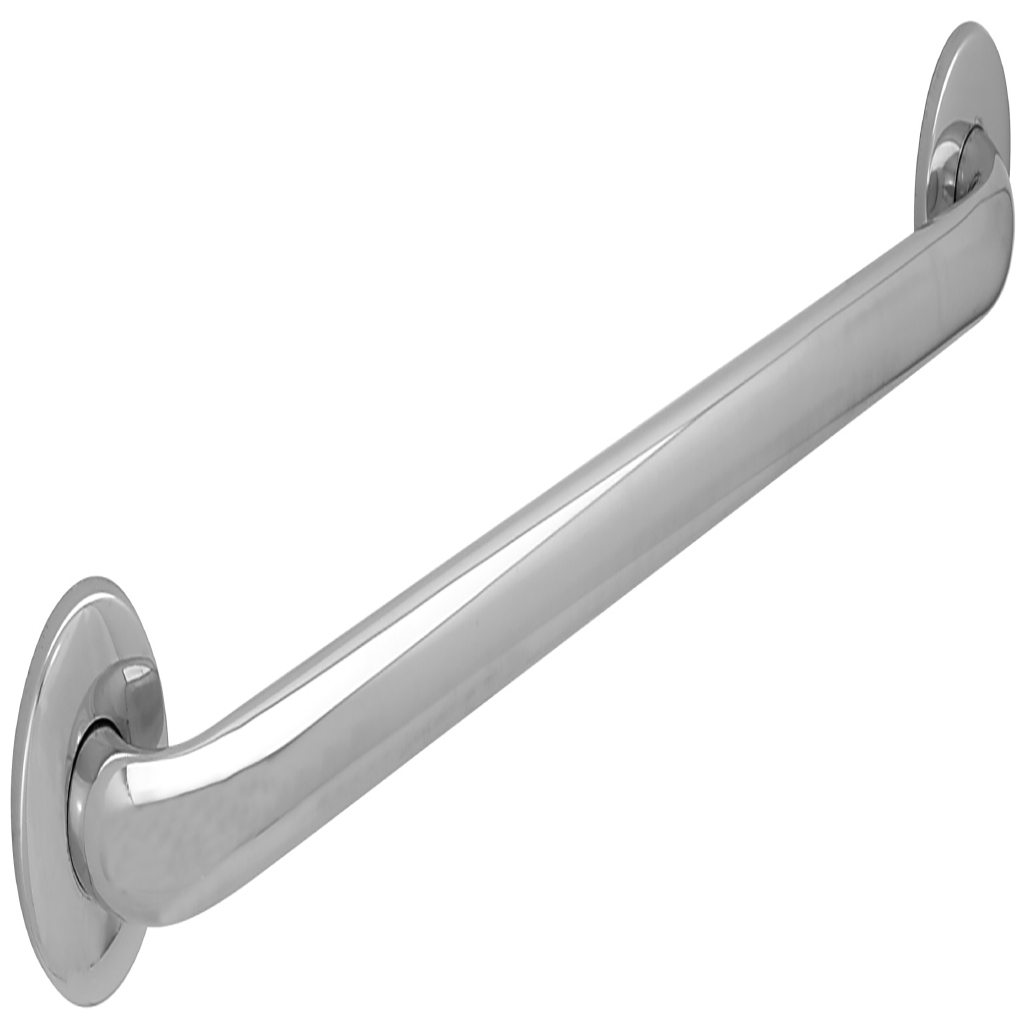 [0504F3354] BARRA DE SEGURIDAD CROMO 1 1/4” x 30” 76.2 CM F-3354 URREA INSTITUCIONAL