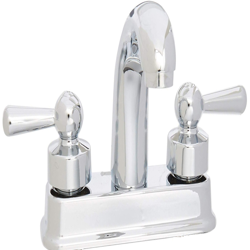 MEZCLADORA PARA LAVABO 4" PALANCA NIZA CROMO 50PN URREA