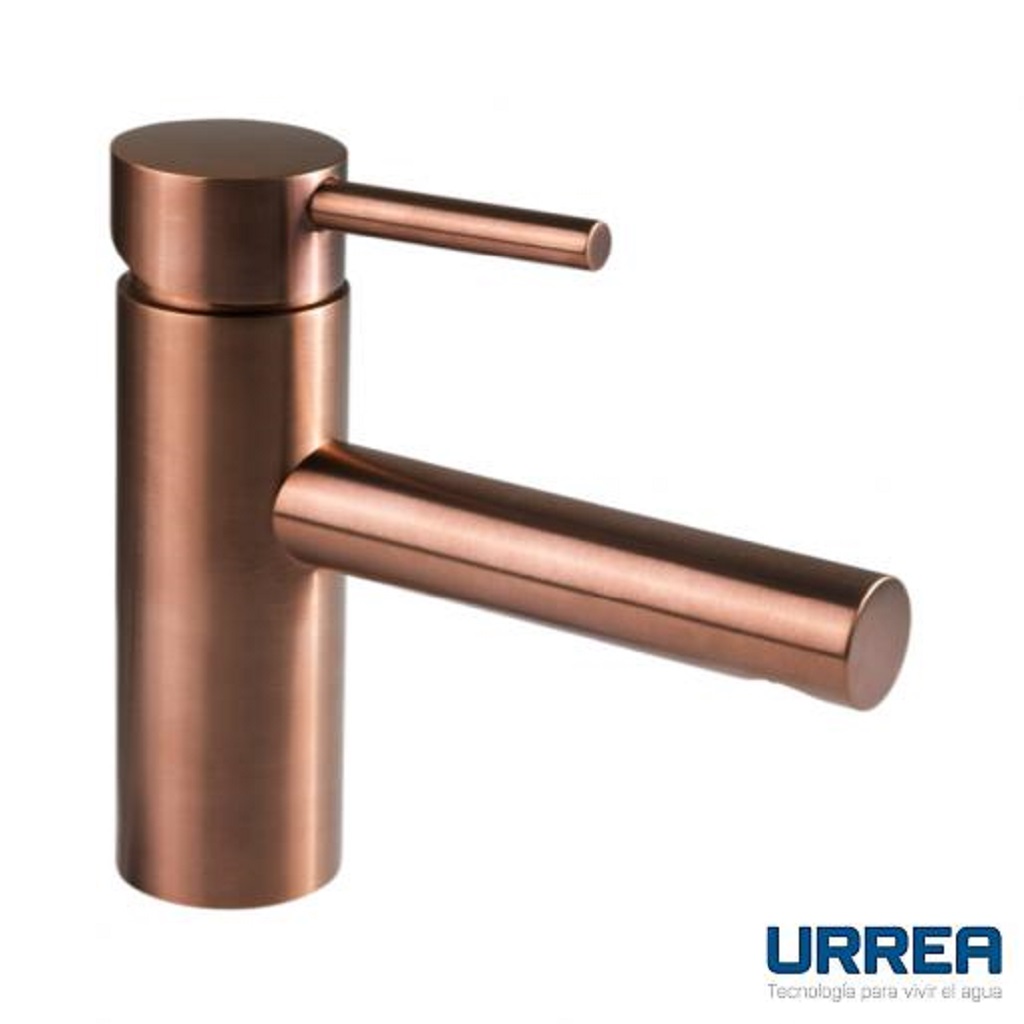 MONOMANDO PARA LAVABO ALTO INOX® BRONCE F-9035INOX.8 URREA