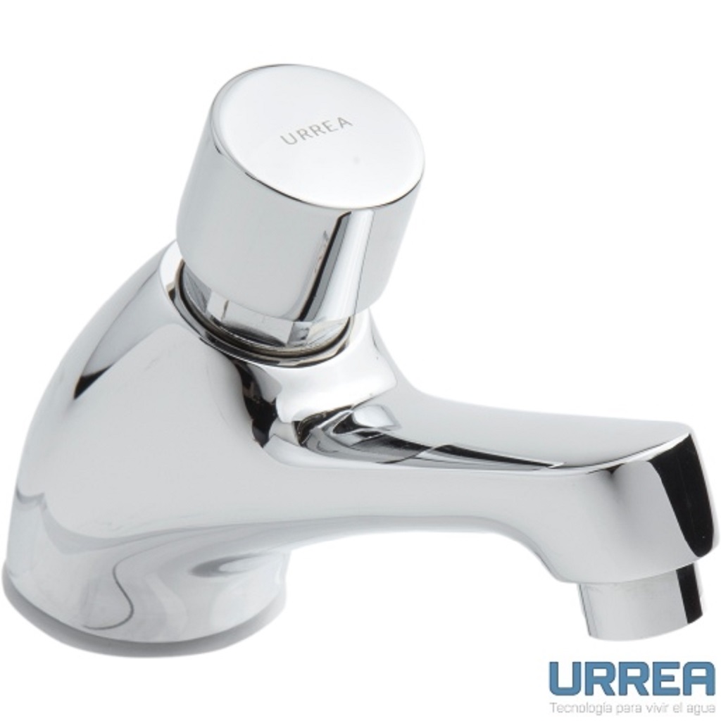 MONOMANDO PARA LAVABO CON TEMPORIZADOR ECOLOGICO CLASSIC CROMO F-9260 URREA