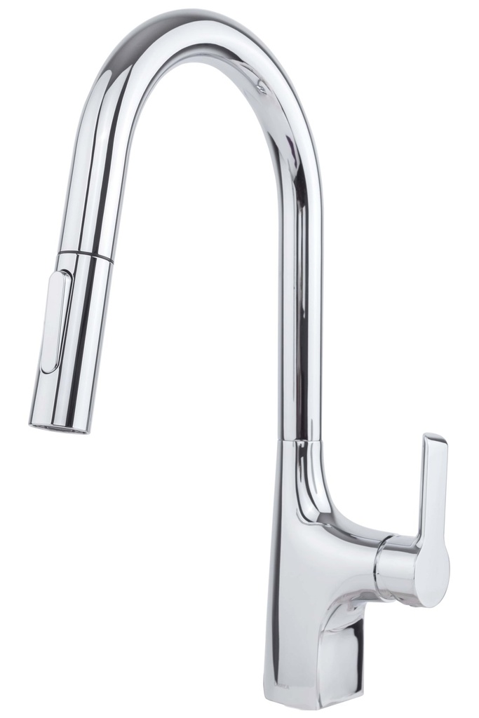 MONOMANDO PARA FREGADERO CON NARIZ RETRACTIL CROMO 9442 URREA