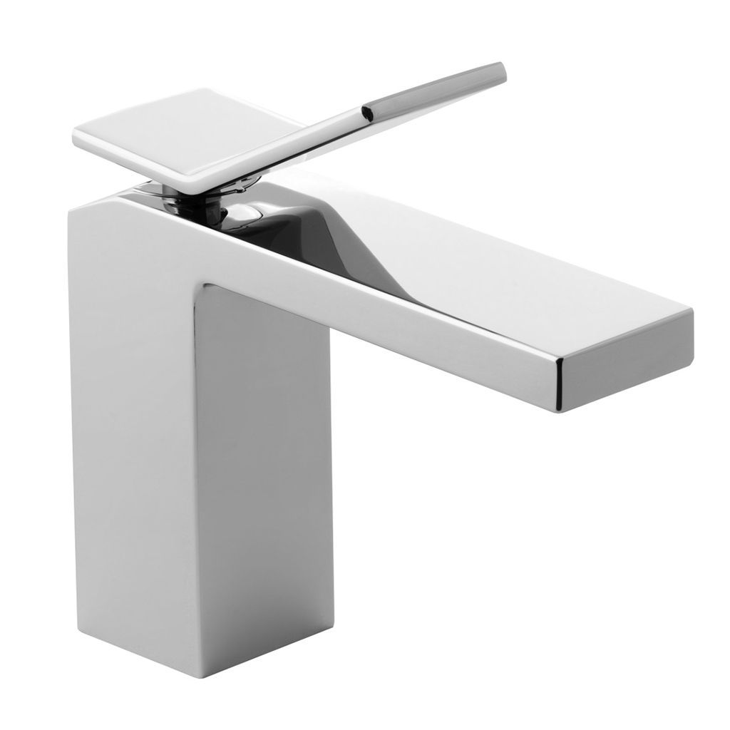 MONOMANDO PARA LAVABO CORTO QUADRO INOX 9489CU.9 URREA