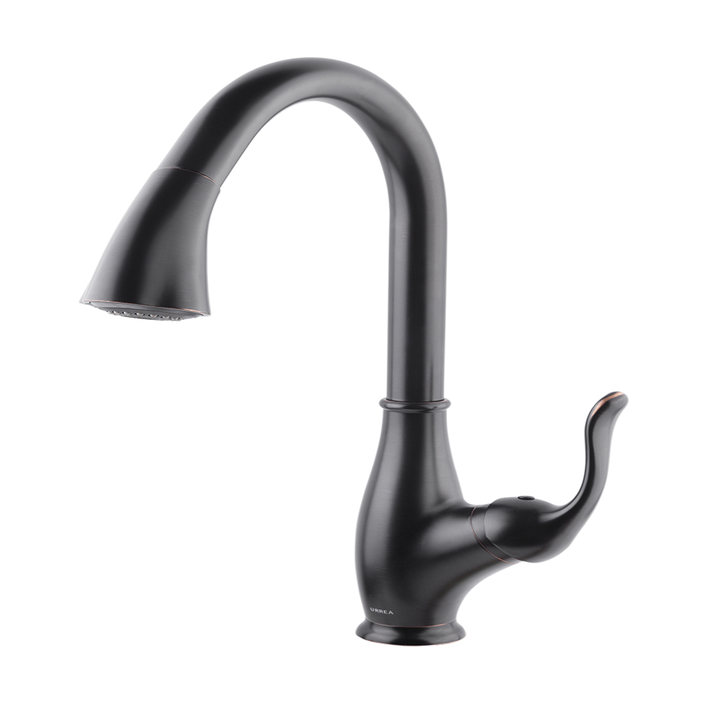 MONOMANDO PARA FREGADERO CLASICO AMERICANO CON 2 FUNCIONES BRONCE ANTIGUO F-9497.8 URREA