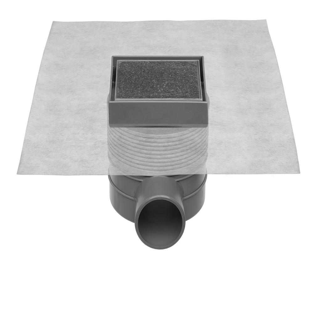 [0504FCCI] COLADERA CUADRADA INSERTO CERAMICO 10 X 10 CM ABS CCI URREA