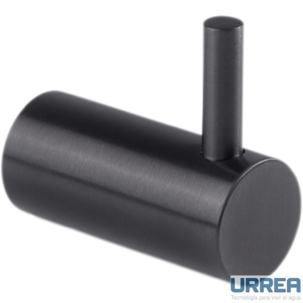 GANCHO SENCILLO INOX® NEGRO F-INOX.06.2 URREA