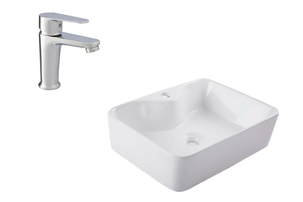 [0504FKLM1003A021] PAQUETE LAVABO + MONOMANDO KUUN URREA