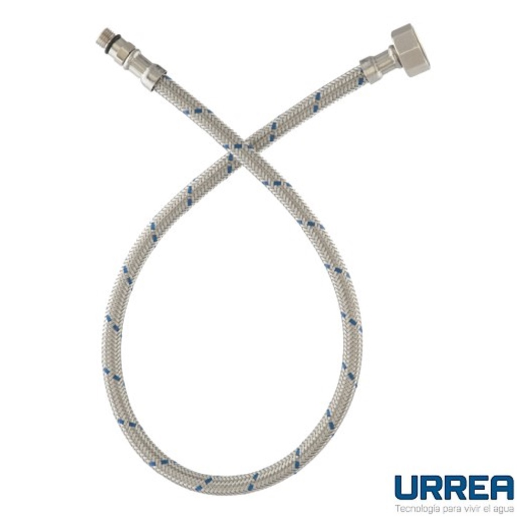 MANGUERA DE REFACCION PARA MONOMANDO DE 60CM DE ACERO INOXIDABLE FIG.MALL-60 URREA