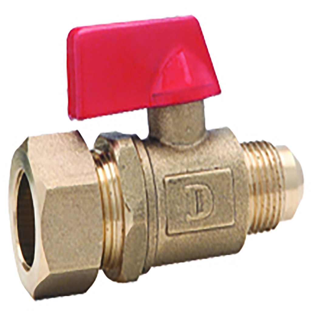 VALVULA D/CONT. PARA GAS BARR 1/2 X 3/8 DICA