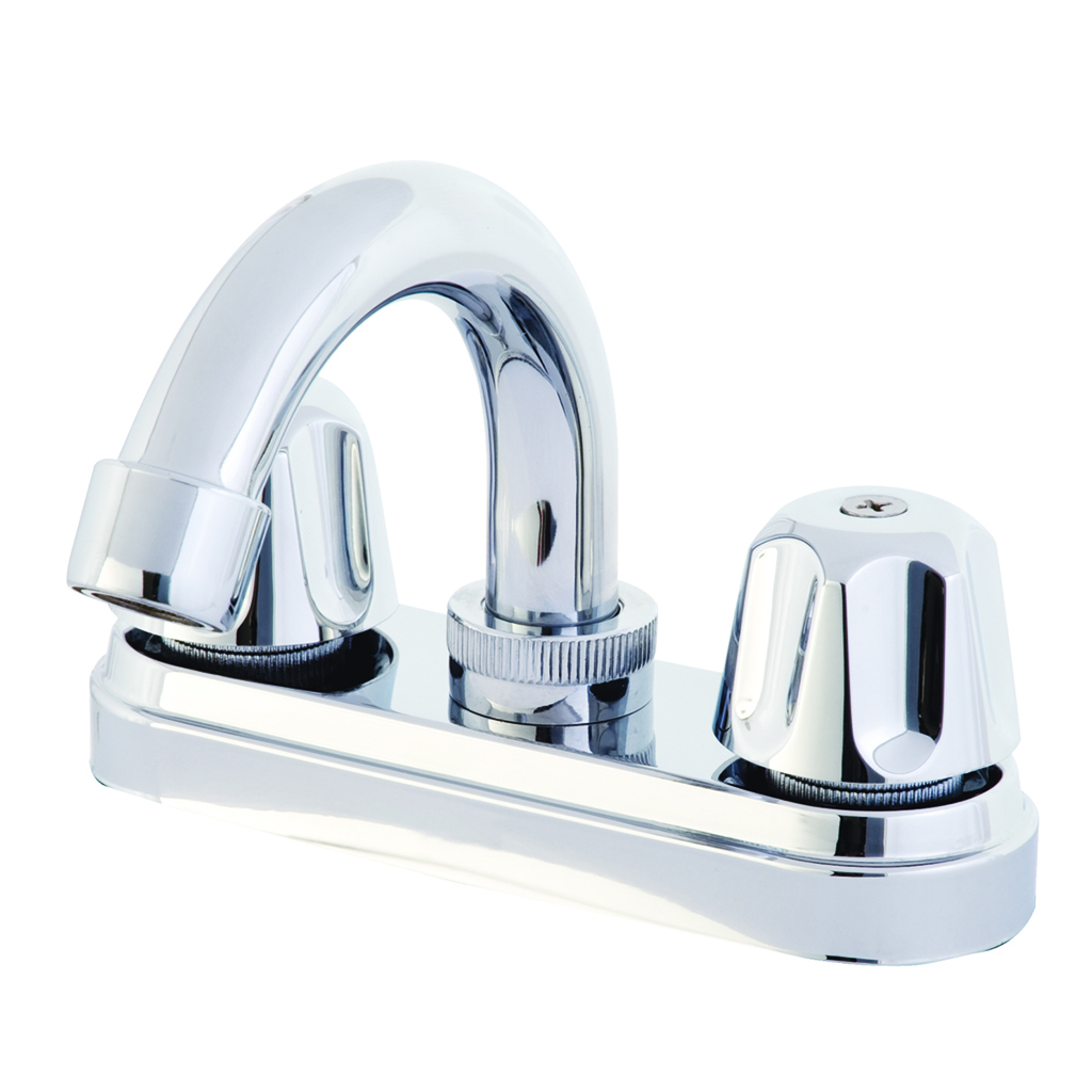 MEZCLADORA PARA LAVABO 4" TIPO BAR F-4040  MAN CUAD DICA HV