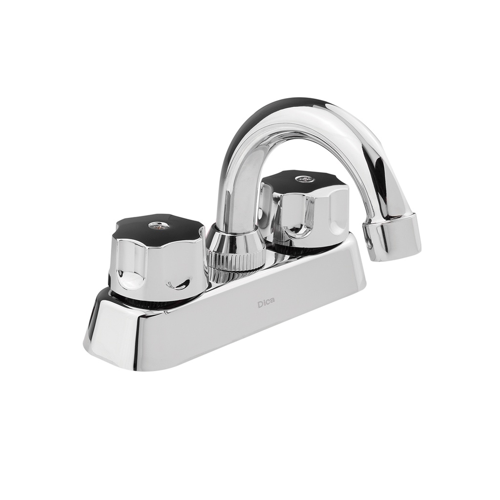 MEZCLADORA PARA LAVABO 4" TIPO BAR  CROMO F-4047 DICA