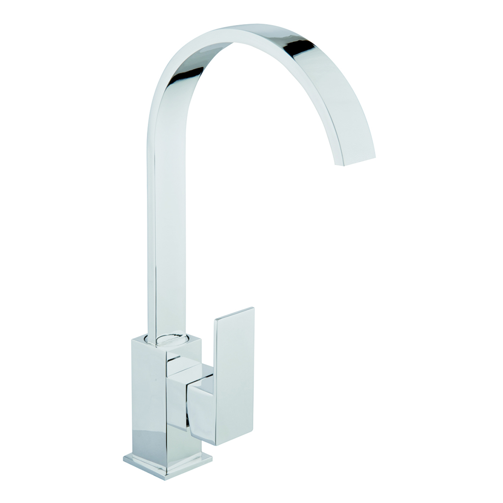 MONOMANDO PARA FREGADERO NARIZ GIRATORIA.360°CROMO DIC