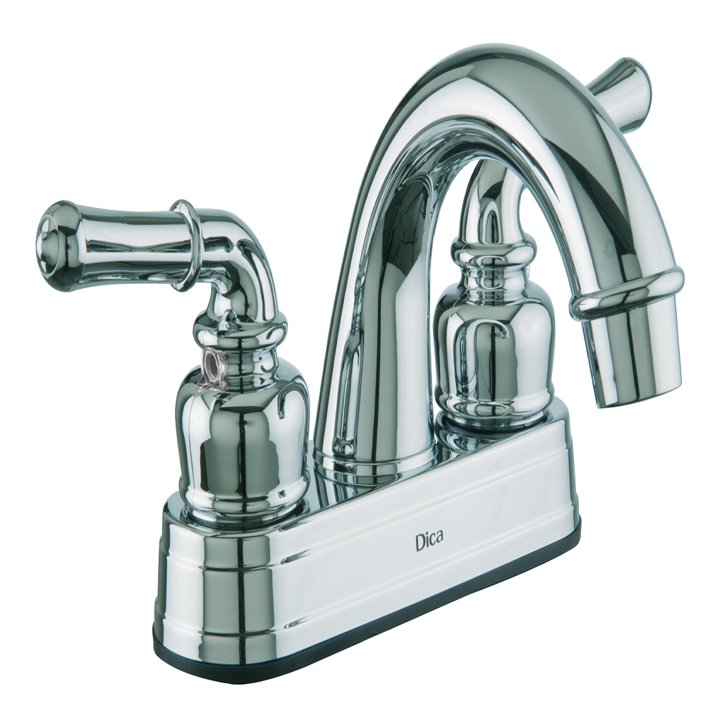 MEZCLADORA PARA LAVABO 4" PLASTICA (PALANCAS) DICA*****