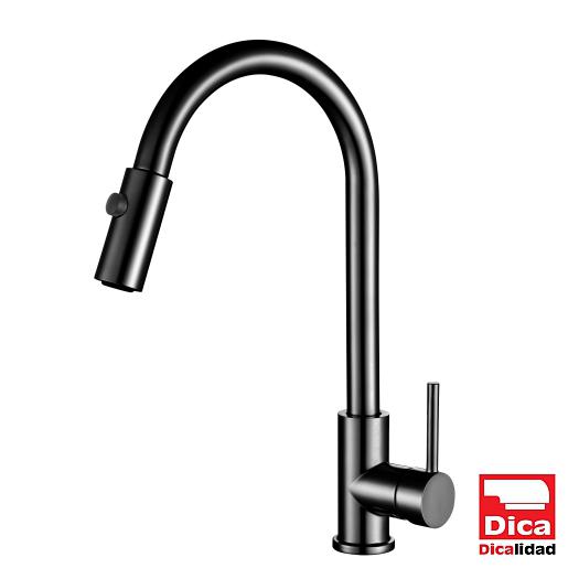 MONOMANDO PARA FREGADERO ECOLOGICO CON NARIZ RETRACTIL 4088.2 DICA