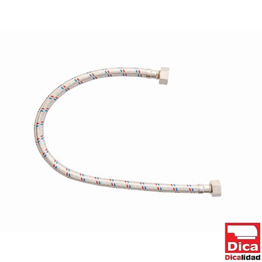 MANGUERA PARA LAVABO 1/2x1/2 40 CM F-4140TAC DICA