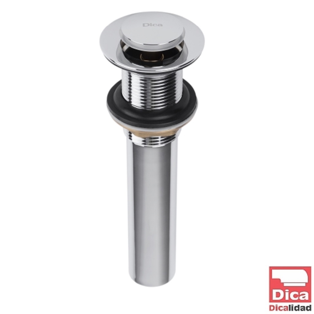 [0505F4206CPS] CONTRA TIPO PUSH SIN REBOSADERO CROMO PARA LAVABO F-4206CPS DICA