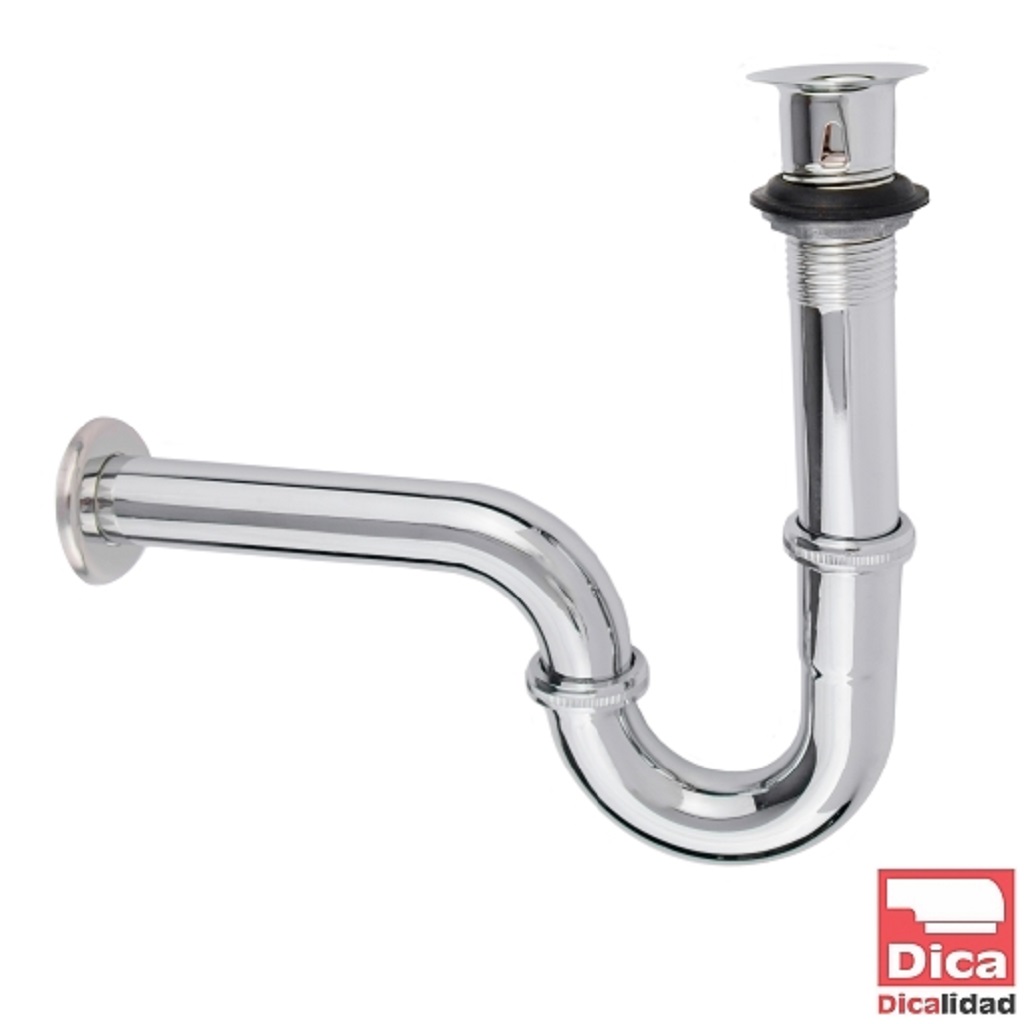 [0505F4211] CESPOL A. INOX CON CONTRA P/ LAVABO F-4211 DICA
