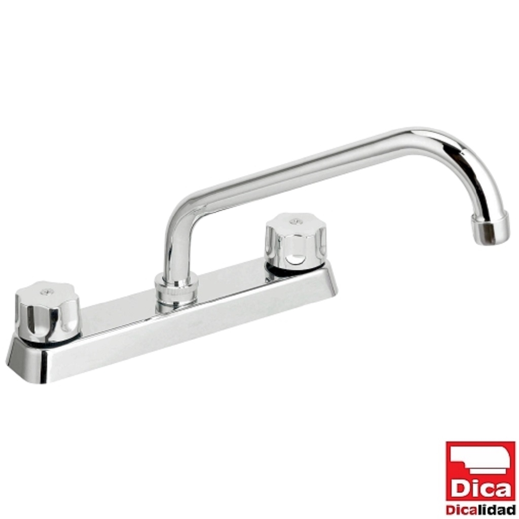 [0505F4318TS] MEZCLADORA PARA FREGADERO 8" ABS ECOLOGICA F-4318TS DICA