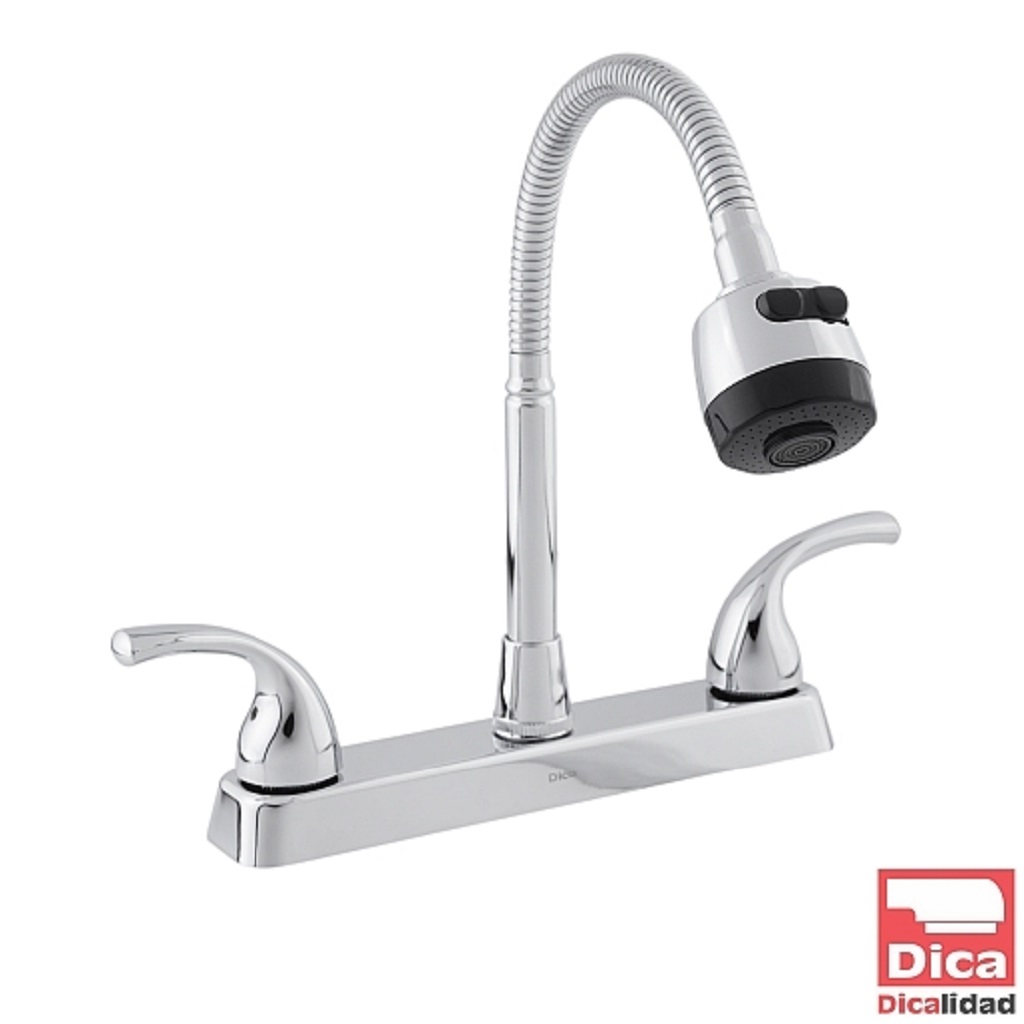 [0505F4336TS] MEZCLADORA PARA FREGADERO 8" CUELL/LARG MANERAL CUAD DICA HV