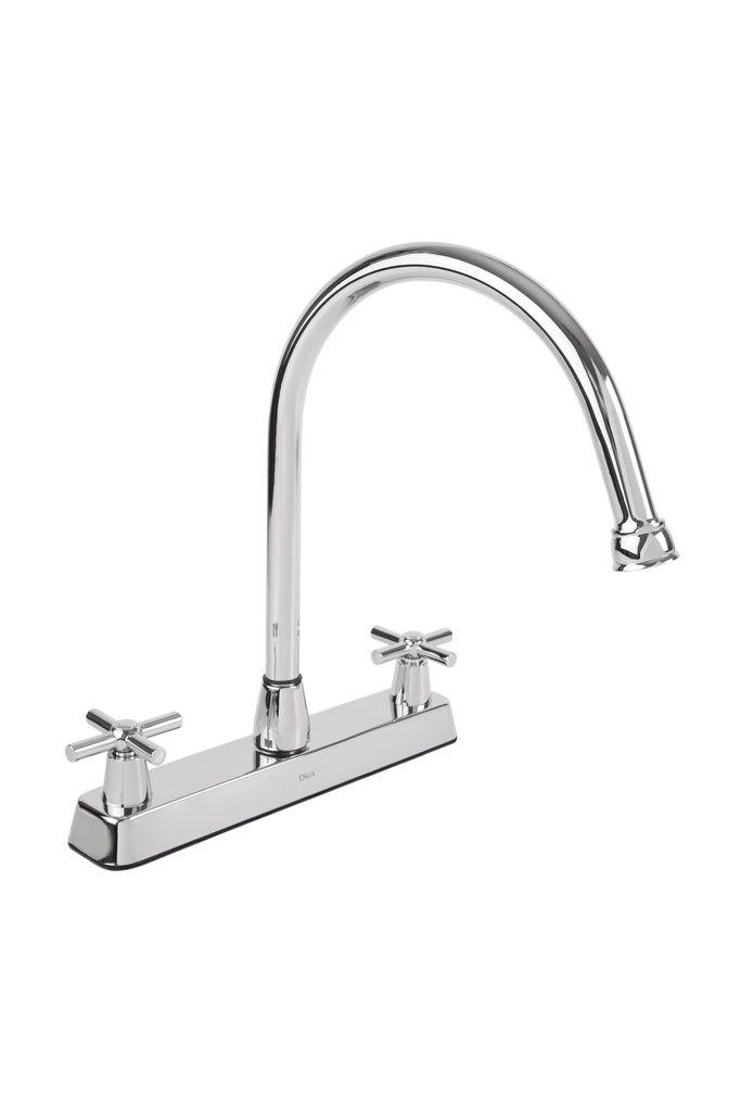 [0505F4337] MEZCLADORA PARA FREGADERO 8" ECOLOGICA DICA