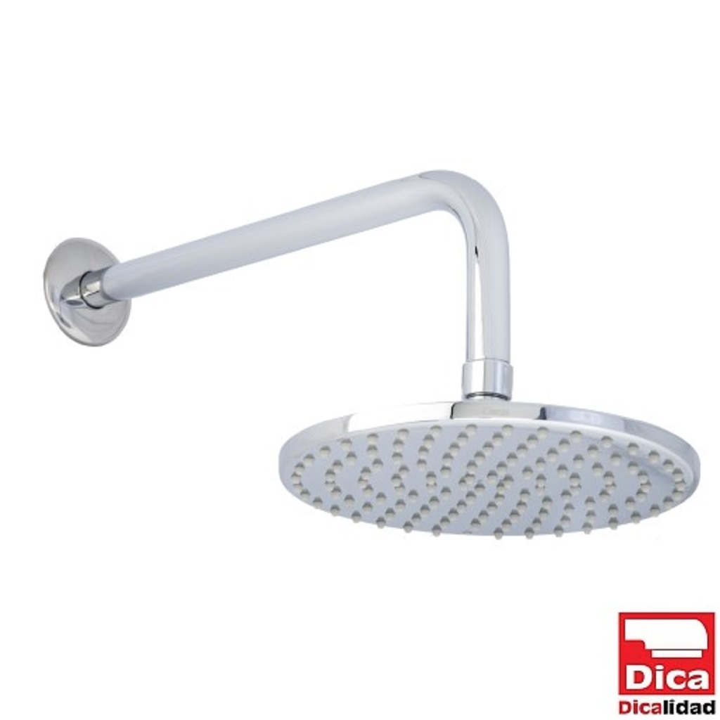 REGADERA CON BRAZO Y CHAPETON  CROMO F-4515B