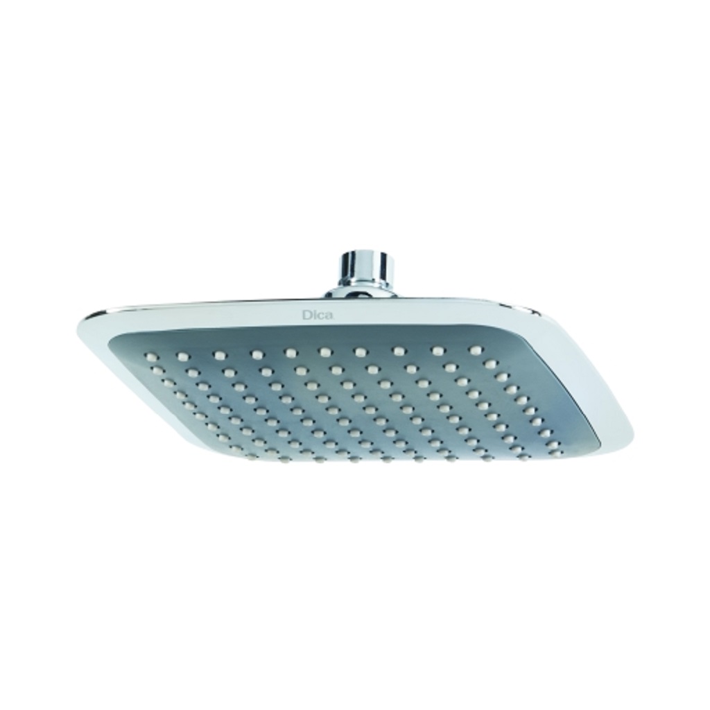 REGADERA DE PLATO CUADRADA 8" S/BRAZO Y CHAPETON F-4531BL