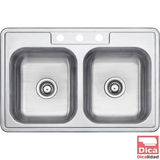 [0505FTDD] TARJA DE EMPOTRAR DOBLE FIG. TDD DICA