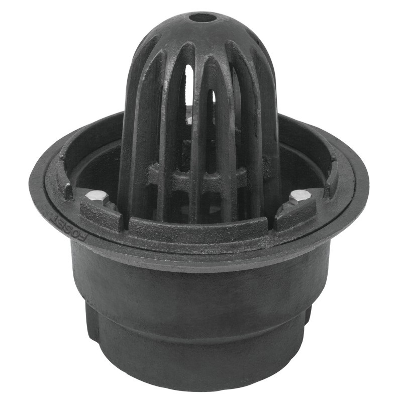 COLADERA CUPULA EN HIERRO GRIS P/RETACAR 4" ALT.32 CM FIG. 30-4 FOSA