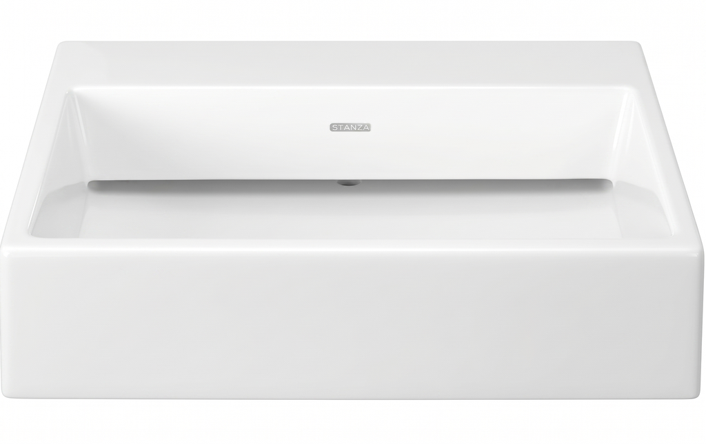 [05SF70700323] LAVABO RECTANGULAR DE SOBREPONER KADER BCO F-70.7003.23 STANZA