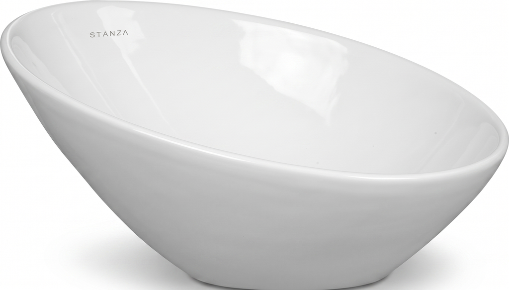 [05SF71711223] LAVABO DE SOBREPONER MEDIA LUNA BCO F-71.7112.23 STANZA